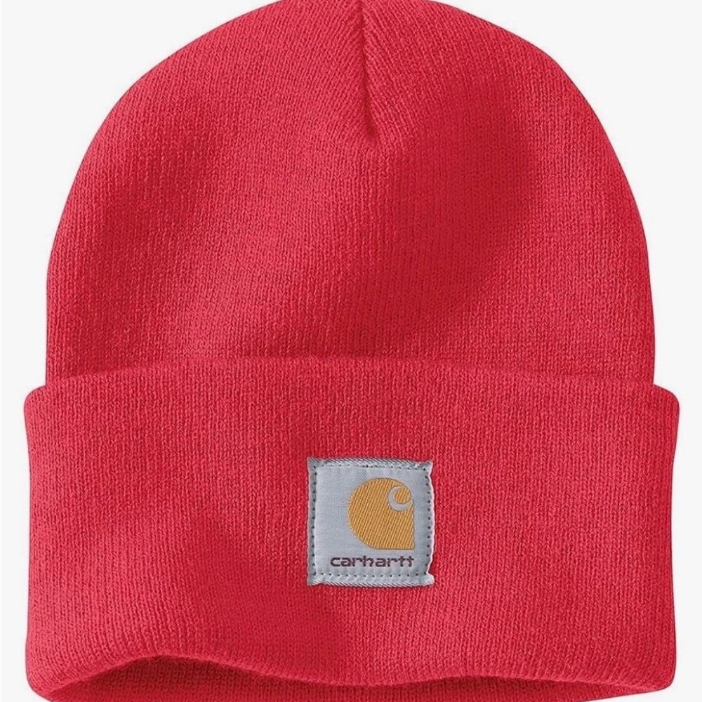 Carhartt Men's Knit Cuffed Beanie. Color Bittersweet